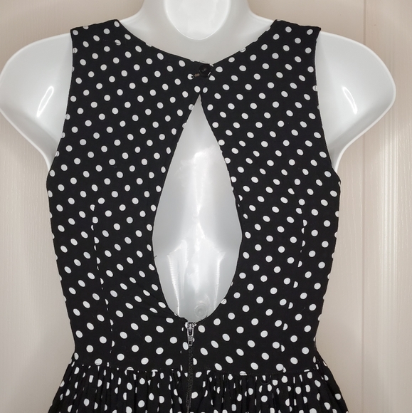 🎉3/$39 MINKPINK Polka-dot Skater Dress - Picture 5 of 10